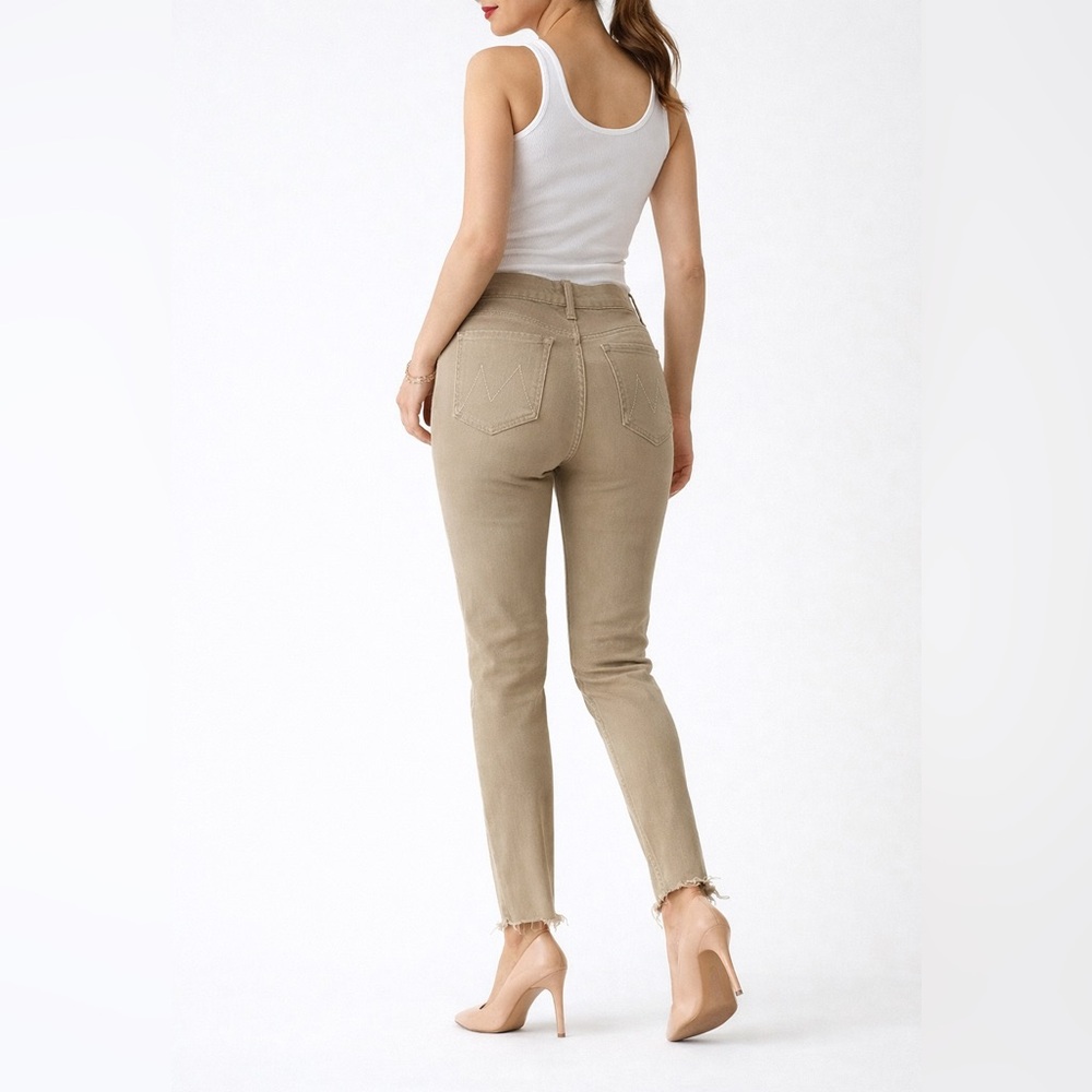 MOTHER High Rise Tan Jeans - Picture 3 of 8